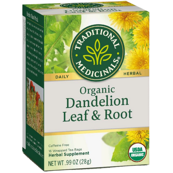 Traditional Medicinals Organic Dandelion Leaf & Root, 16 bags.
