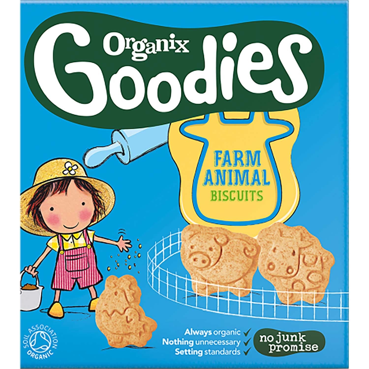 Organix Goodies Organic Animal Biscuits, 100 g.-NaturesWisdom