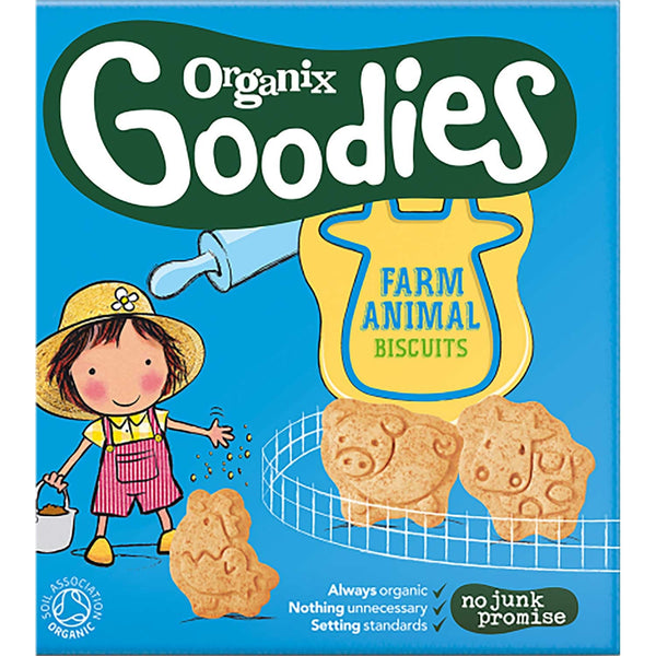 Organix Goodies Organic Animal Biscuits, 100 g.