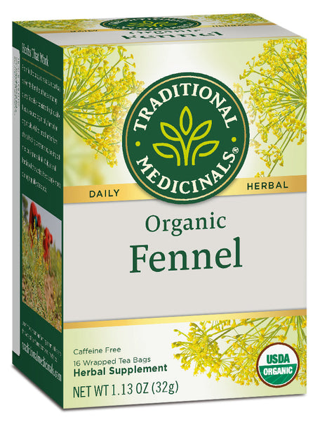Traditional Medicinals Organic Fennel, 16 bags.