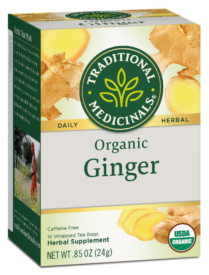 Traditional Medicinals Organic Ginger Tea, 16 bags