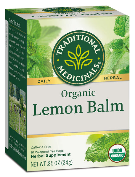 Traditional Medicinals Organic Lemon Balm, 16 bags