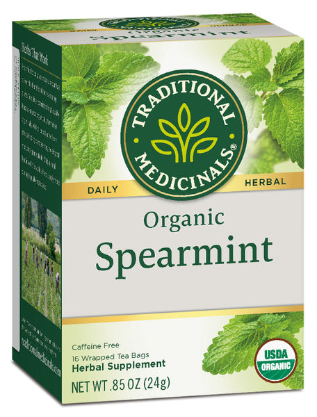 Traditional Medicinals Organic Spearmint Tea, 16 bags