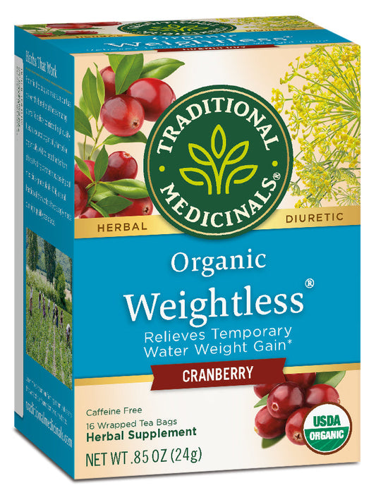 Traditional Medicinals Weightless Cranberry, 16 bags