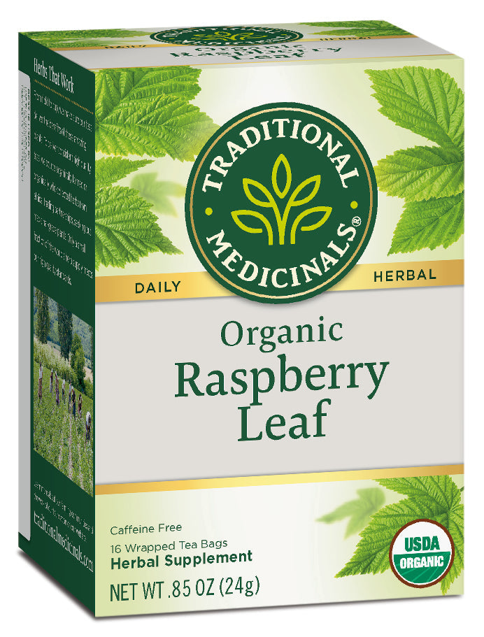 Traditional Medicinals Organic Raspberry Leaf Tea, 16 bags
