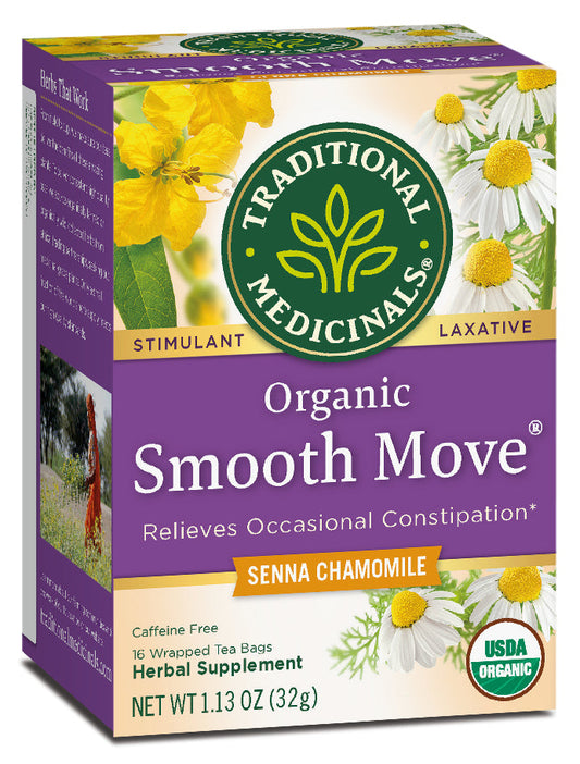 Traditional Medicinals Organic Smooth Move Chamomile Tea, 16 bags