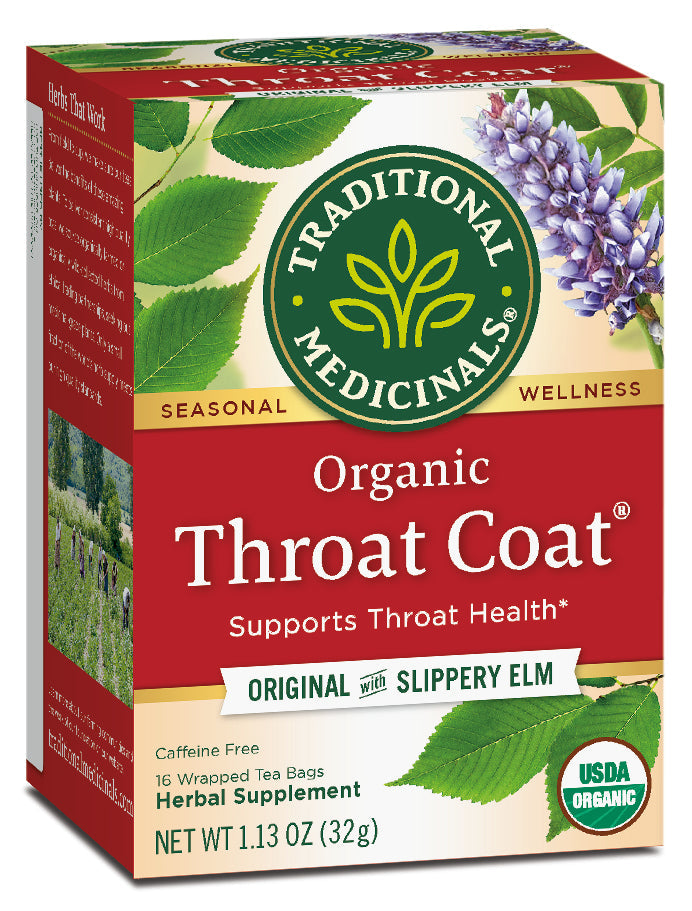 Traditional Medicinals Throat Coat Tea, 16 bags
