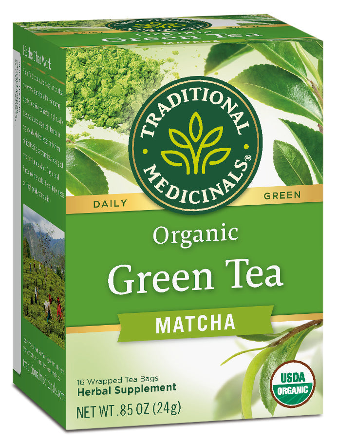 Traditional Medicinals Green Tea Matcha, 16 bags