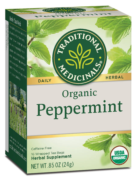 Traditional Medicinals Organic Peppermint Tea, 16 bags