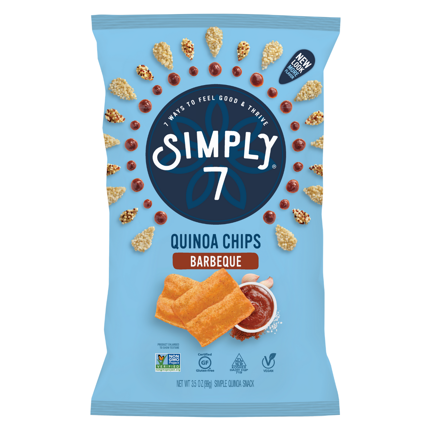 Simply 7 Quinoa Chips - BBQ, 99 g