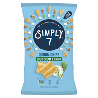 Simply 7 Quinoa Chips - Sour Cream & Onion, 99 g
