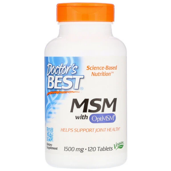 Doctor's Best Best MSM 1500 (1500 mg), 120 Tablets