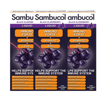 25% OFF [Bundle of 3] Sambucol Immuno Forte (UK Version), 120 ml. *Authorised Exclusive Distributor