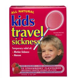 All Natural Kids Travel Sickness - Strawberry, 10 lozs.